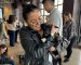 JPMorganChase employee holding puppy