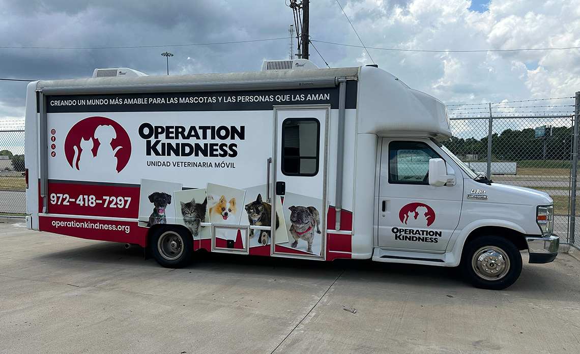 Operation Kindness Mobile Veterinary Unit